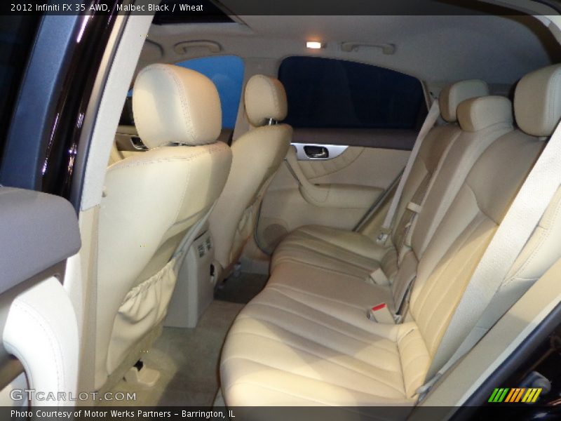 Malbec Black / Wheat 2012 Infiniti FX 35 AWD