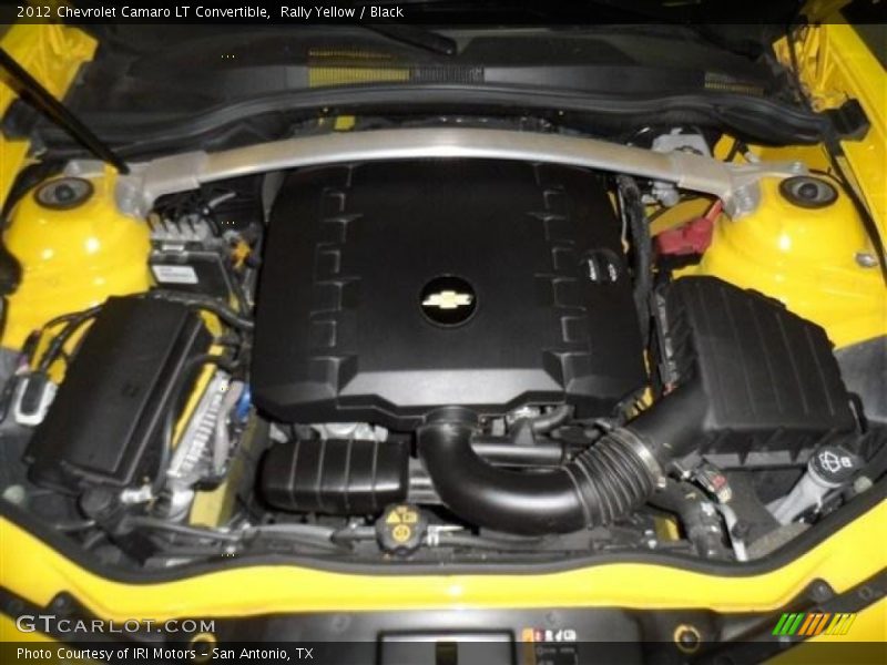 Rally Yellow / Black 2012 Chevrolet Camaro LT Convertible