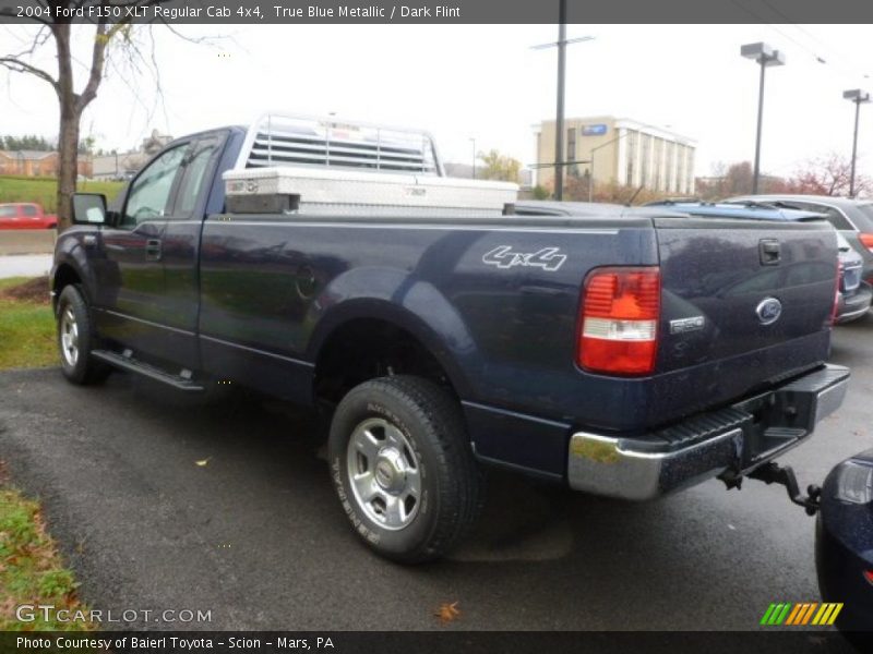 True Blue Metallic / Dark Flint 2004 Ford F150 XLT Regular Cab 4x4