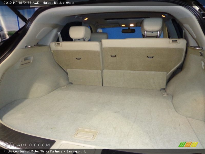 Malbec Black / Wheat 2012 Infiniti FX 35 AWD