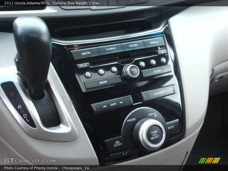 Celestial Blue Metallic / Gray 2011 Honda Odyssey EX-L