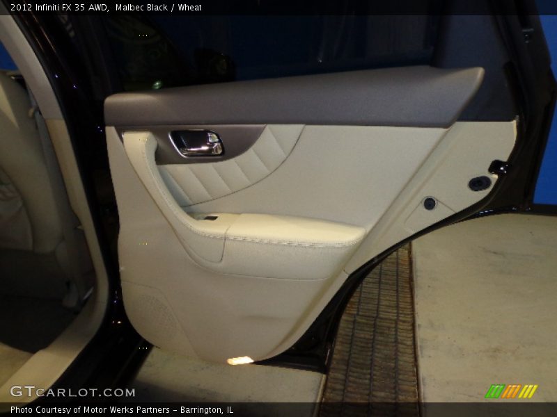 Malbec Black / Wheat 2012 Infiniti FX 35 AWD