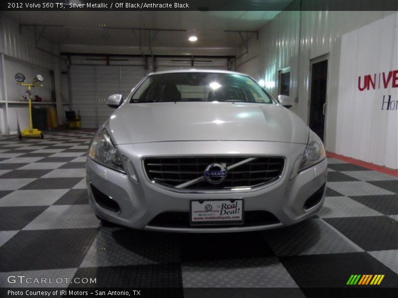 Silver Metallic / Off Black/Anthracite Black 2012 Volvo S60 T5