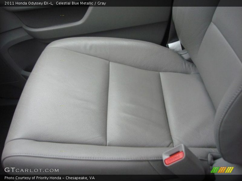 Celestial Blue Metallic / Gray 2011 Honda Odyssey EX-L