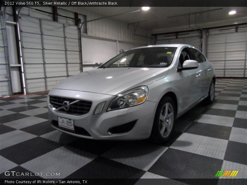 Silver Metallic / Off Black/Anthracite Black 2012 Volvo S60 T5