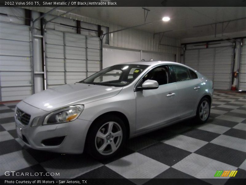 Silver Metallic / Off Black/Anthracite Black 2012 Volvo S60 T5