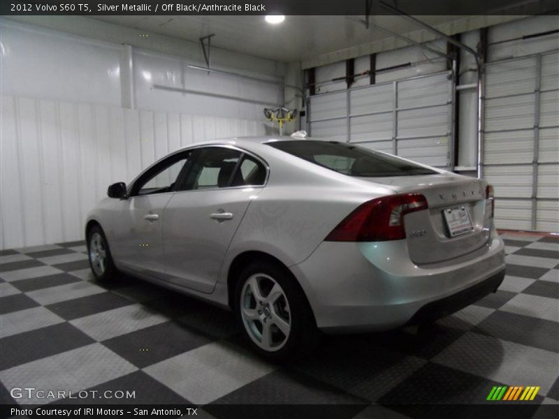 Silver Metallic / Off Black/Anthracite Black 2012 Volvo S60 T5