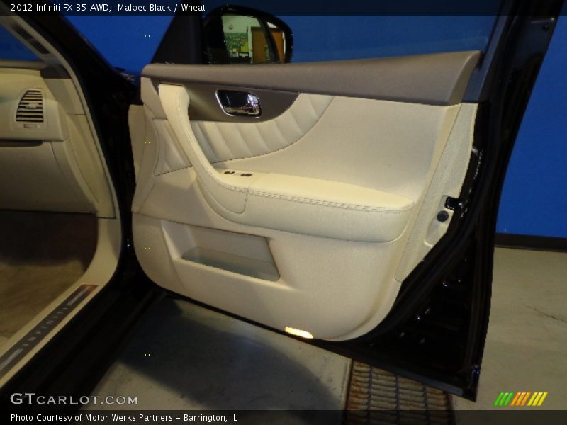 Malbec Black / Wheat 2012 Infiniti FX 35 AWD