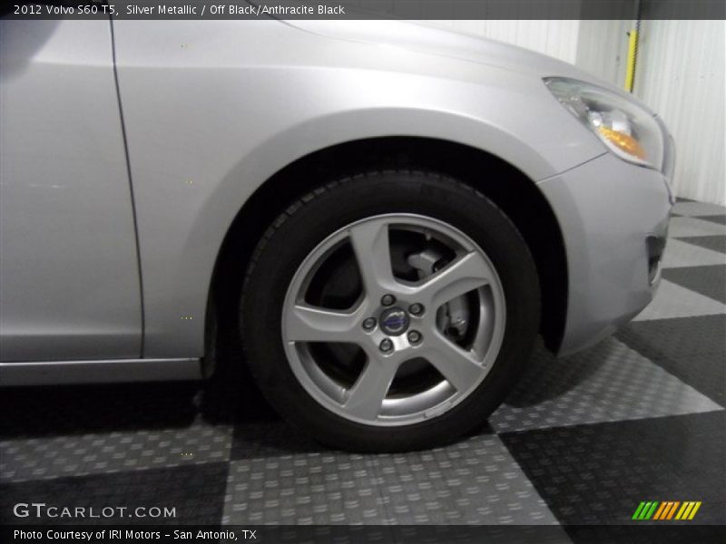 Silver Metallic / Off Black/Anthracite Black 2012 Volvo S60 T5