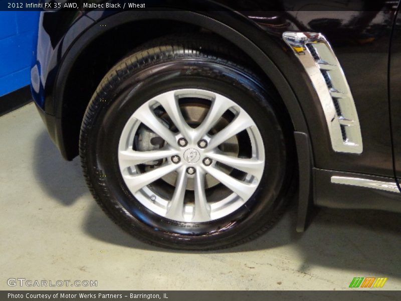 Malbec Black / Wheat 2012 Infiniti FX 35 AWD
