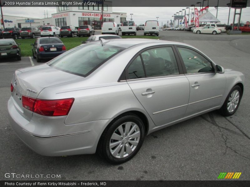 Bright Silver / Gray 2009 Hyundai Sonata Limited