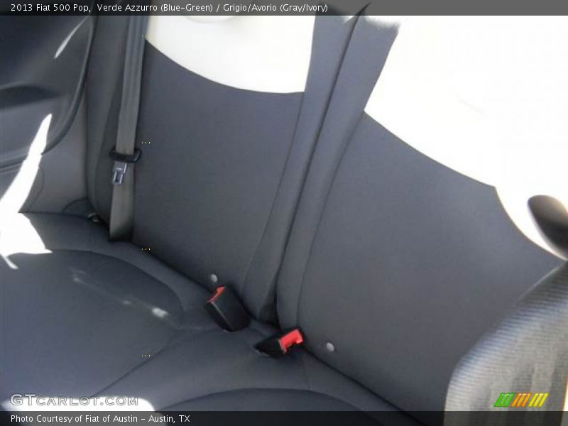 Verde Azzurro (Blue-Green) / Grigio/Avorio (Gray/Ivory) 2013 Fiat 500 Pop