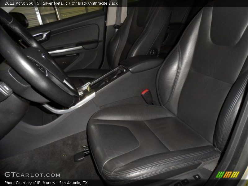 Silver Metallic / Off Black/Anthracite Black 2012 Volvo S60 T5