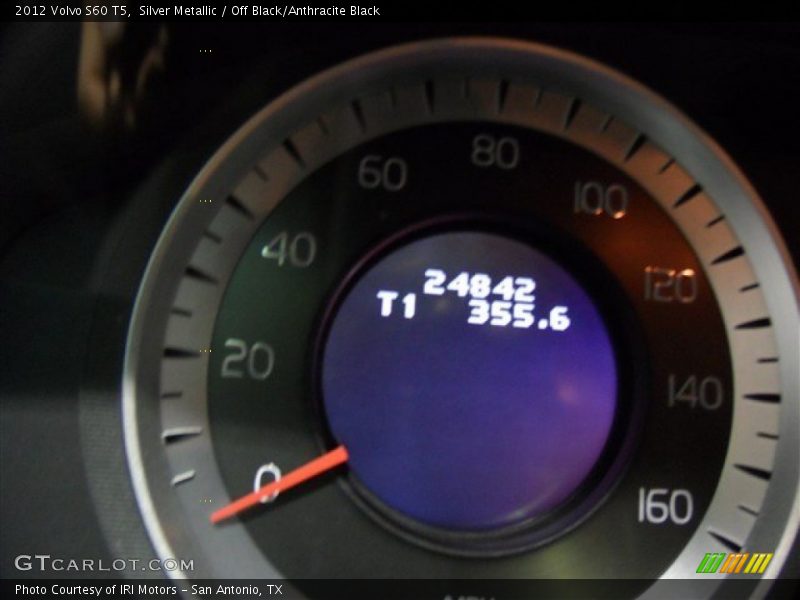 Silver Metallic / Off Black/Anthracite Black 2012 Volvo S60 T5
