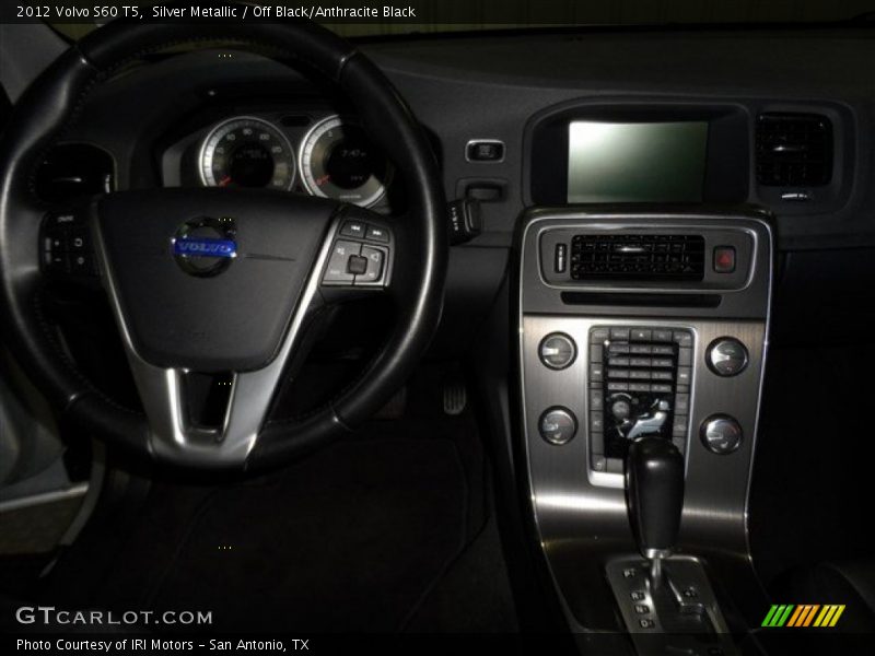 Silver Metallic / Off Black/Anthracite Black 2012 Volvo S60 T5