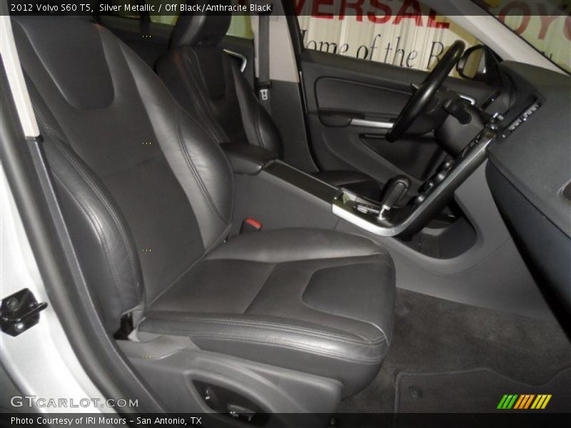 Silver Metallic / Off Black/Anthracite Black 2012 Volvo S60 T5