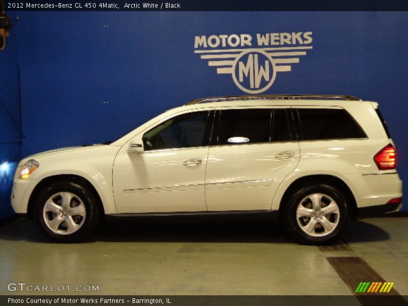Arctic White / Black 2012 Mercedes-Benz GL 450 4Matic