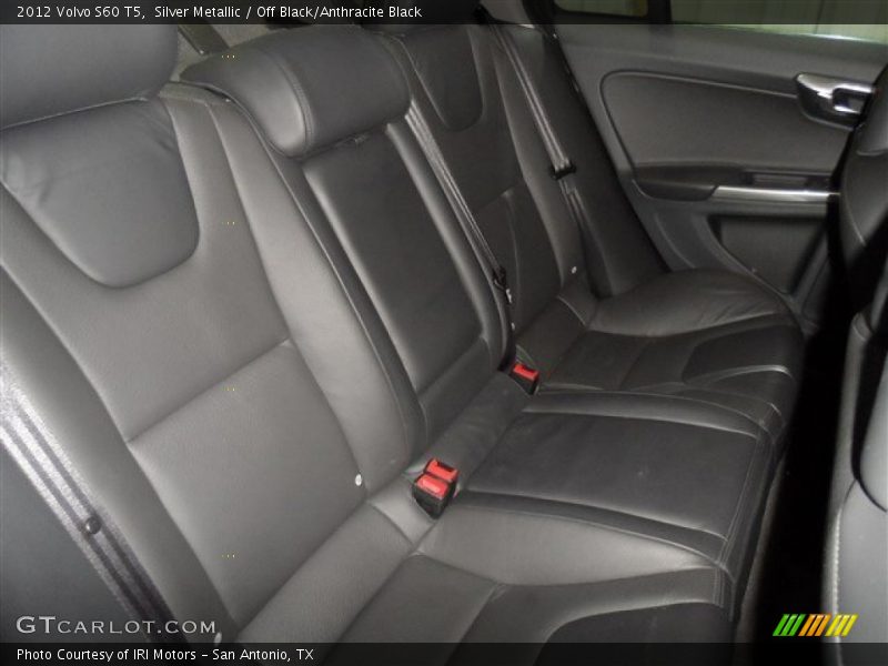 Silver Metallic / Off Black/Anthracite Black 2012 Volvo S60 T5