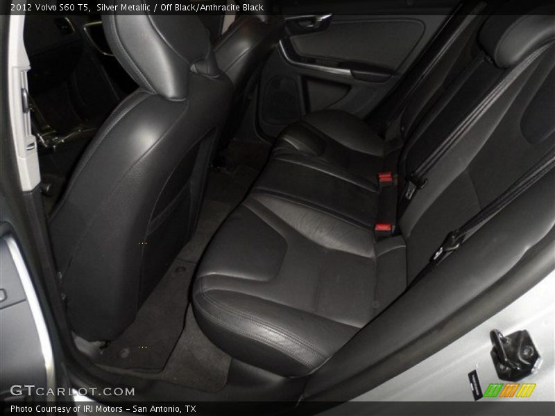 Silver Metallic / Off Black/Anthracite Black 2012 Volvo S60 T5