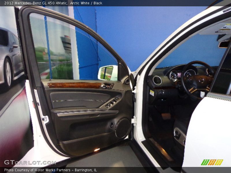 Arctic White / Black 2012 Mercedes-Benz GL 450 4Matic
