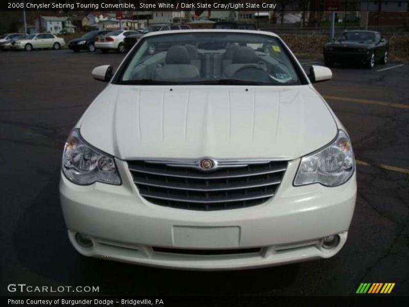 Stone White / Dark Slate Gray/Light Slate Gray 2008 Chrysler Sebring Touring Convertible