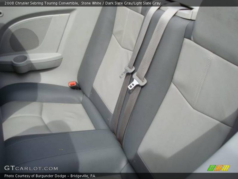Stone White / Dark Slate Gray/Light Slate Gray 2008 Chrysler Sebring Touring Convertible