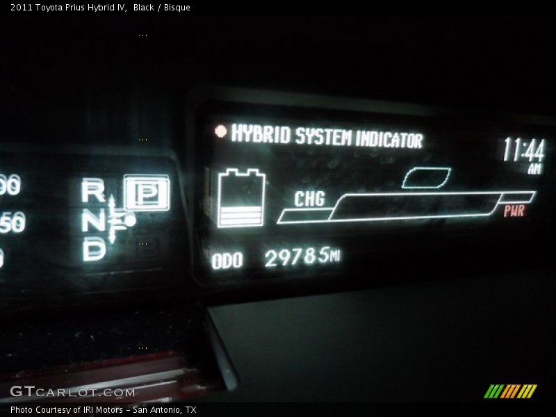 Black / Bisque 2011 Toyota Prius Hybrid IV