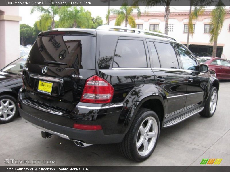 Black / Black 2008 Mercedes-Benz GL 550 4Matic