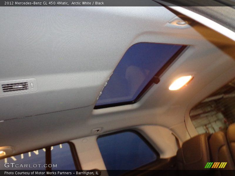 Arctic White / Black 2012 Mercedes-Benz GL 450 4Matic