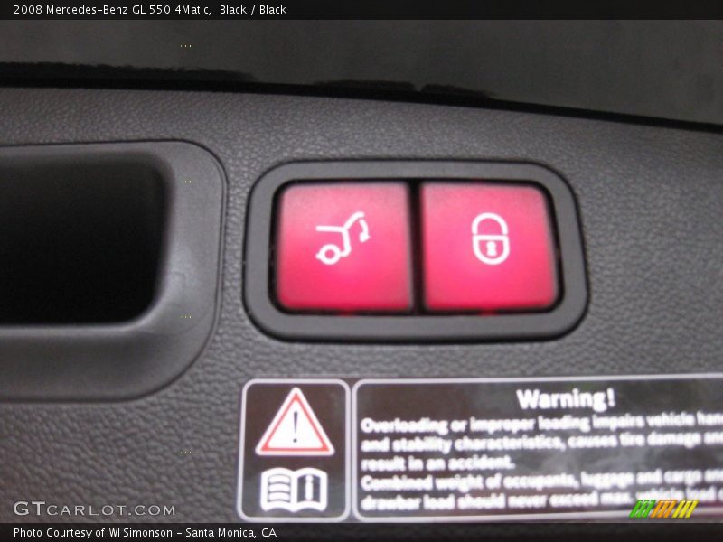 Black / Black 2008 Mercedes-Benz GL 550 4Matic