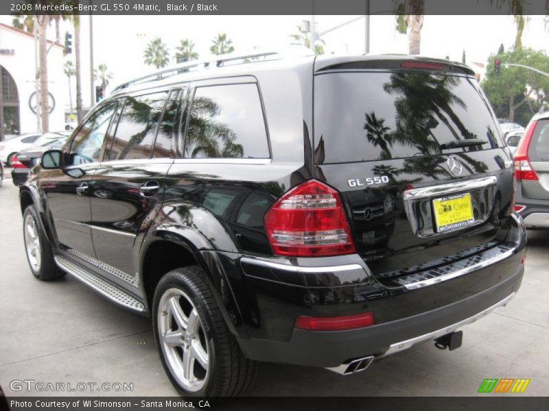 Black / Black 2008 Mercedes-Benz GL 550 4Matic