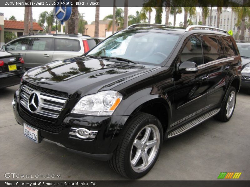 Black / Black 2008 Mercedes-Benz GL 550 4Matic