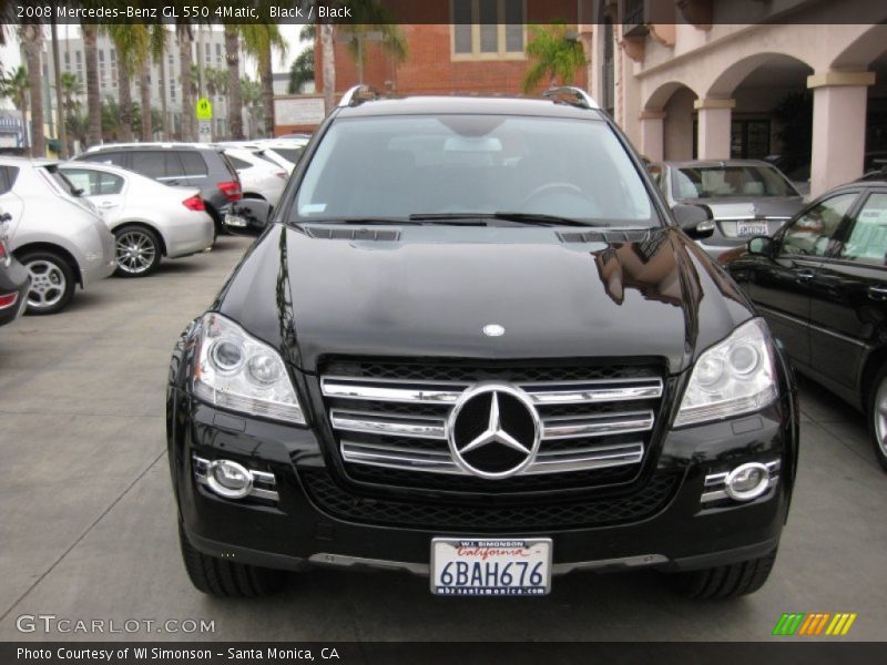 Black / Black 2008 Mercedes-Benz GL 550 4Matic