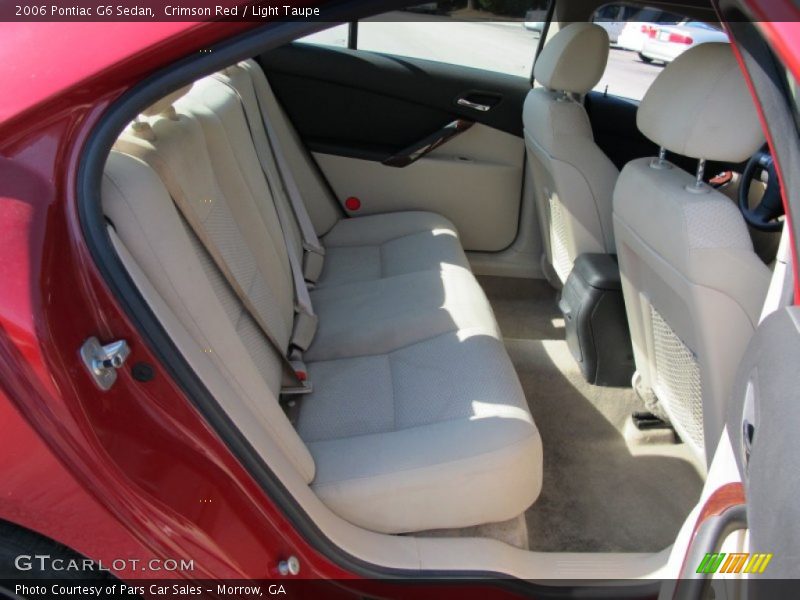 Crimson Red / Light Taupe 2006 Pontiac G6 Sedan