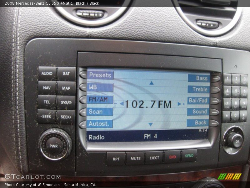 Black / Black 2008 Mercedes-Benz GL 550 4Matic