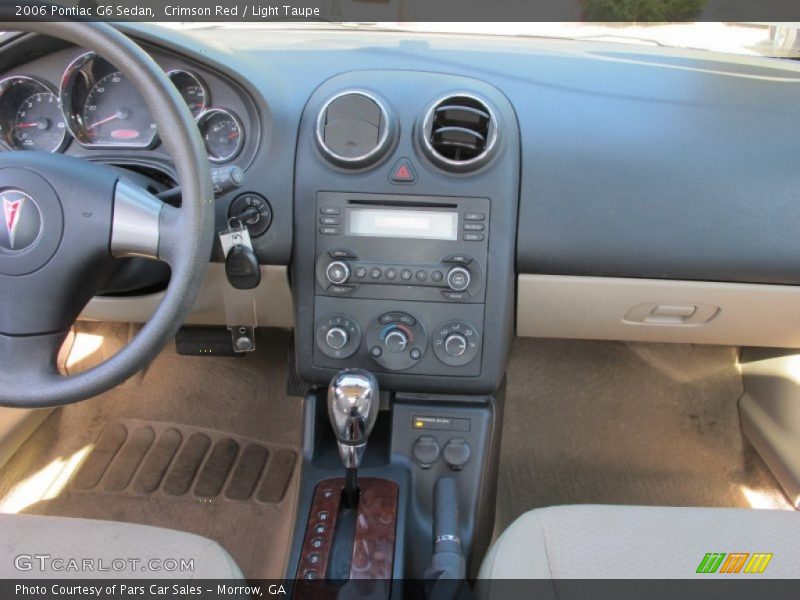 Crimson Red / Light Taupe 2006 Pontiac G6 Sedan