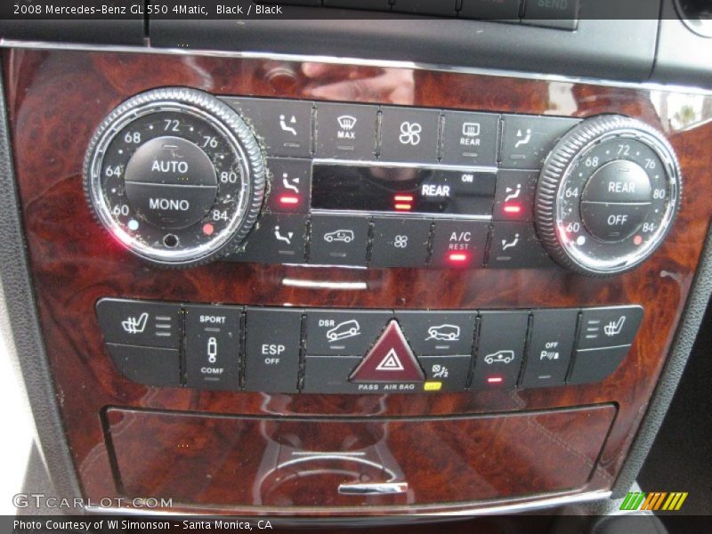 Black / Black 2008 Mercedes-Benz GL 550 4Matic