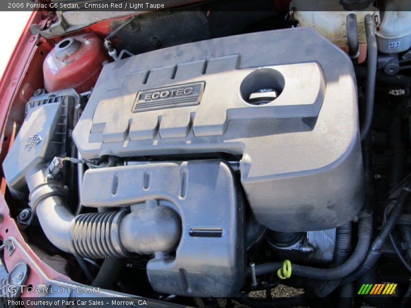 Crimson Red / Light Taupe 2006 Pontiac G6 Sedan