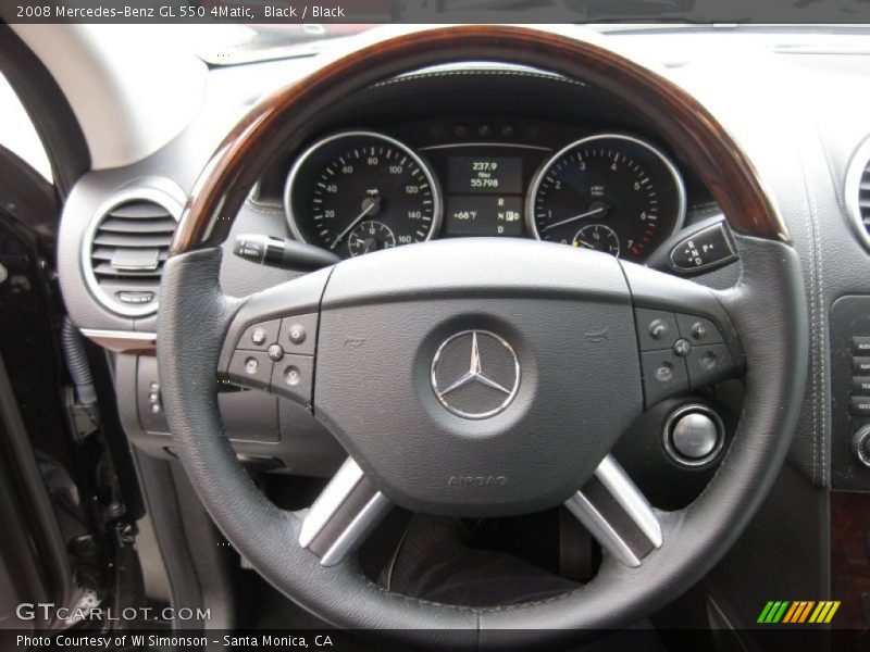 Black / Black 2008 Mercedes-Benz GL 550 4Matic