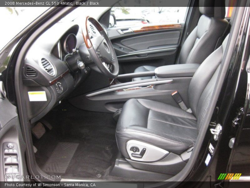 Black / Black 2008 Mercedes-Benz GL 550 4Matic