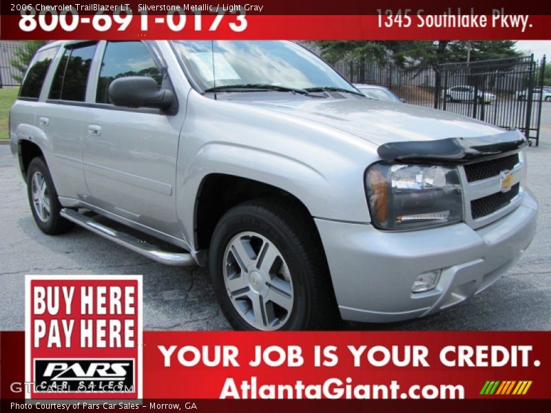 Silverstone Metallic / Light Gray 2006 Chevrolet TrailBlazer LT