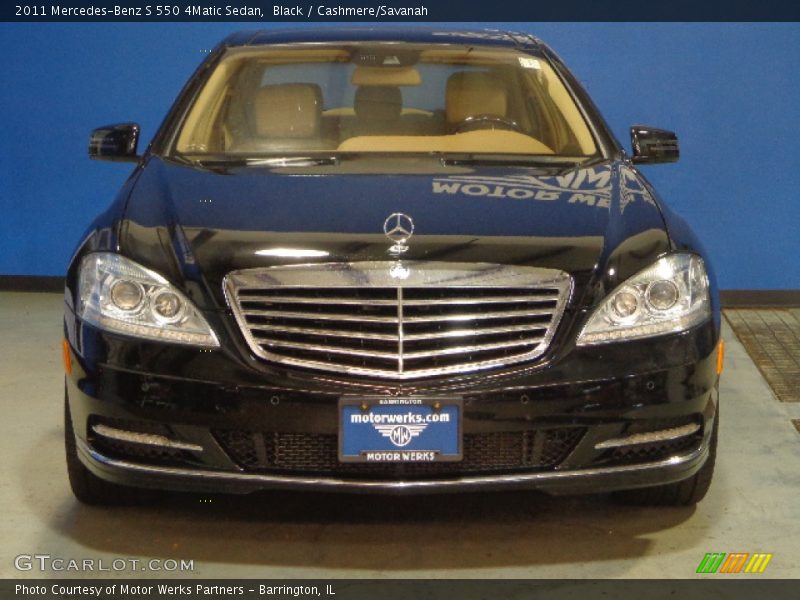 Black / Cashmere/Savanah 2011 Mercedes-Benz S 550 4Matic Sedan
