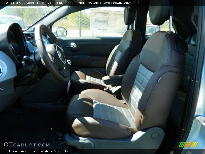 Front Seat of 2013 500 Sport