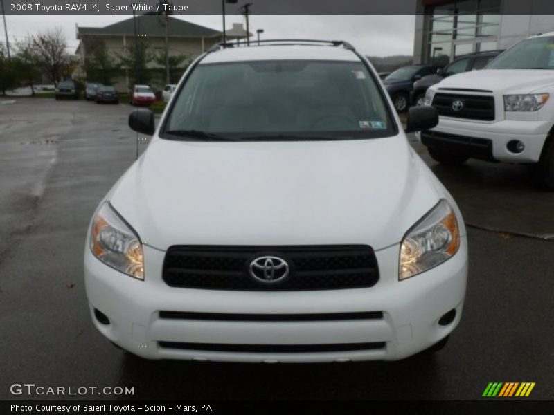 Super White / Taupe 2008 Toyota RAV4 I4