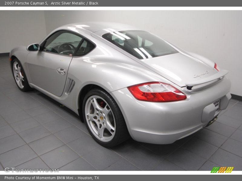 Arctic Silver Metallic / Black 2007 Porsche Cayman S