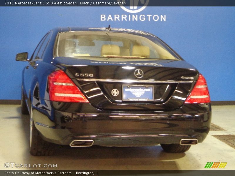 Black / Cashmere/Savanah 2011 Mercedes-Benz S 550 4Matic Sedan