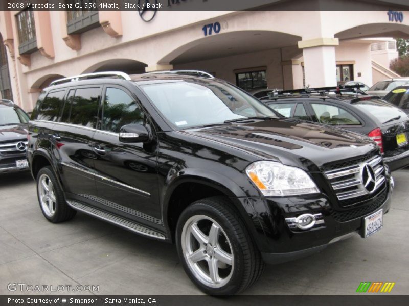 Black / Black 2008 Mercedes-Benz GL 550 4Matic
