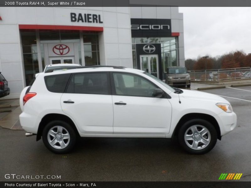 Super White / Taupe 2008 Toyota RAV4 I4