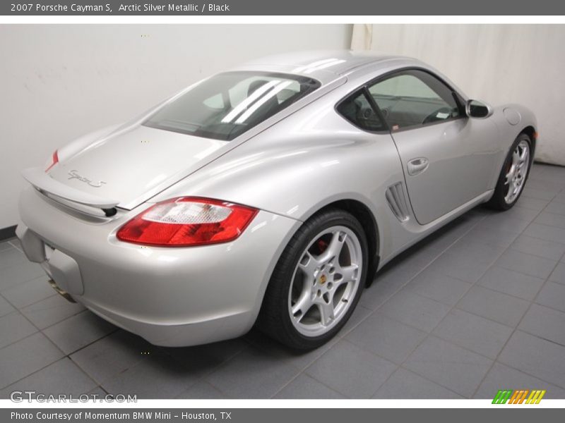 Arctic Silver Metallic / Black 2007 Porsche Cayman S