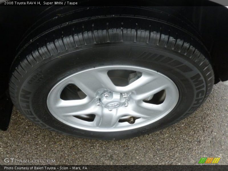 Super White / Taupe 2008 Toyota RAV4 I4